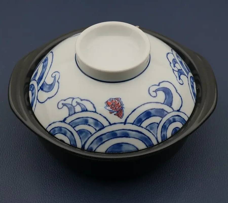 【炊具】日本?大丸鱼砂锅单人食砂锅圈口18.5cm(锅盖可以当碗用)