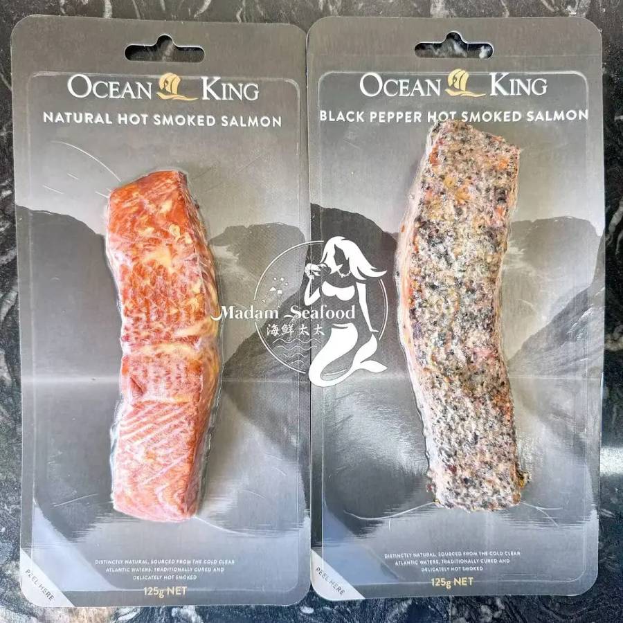 Hot Smoked Salmon Black Pepper